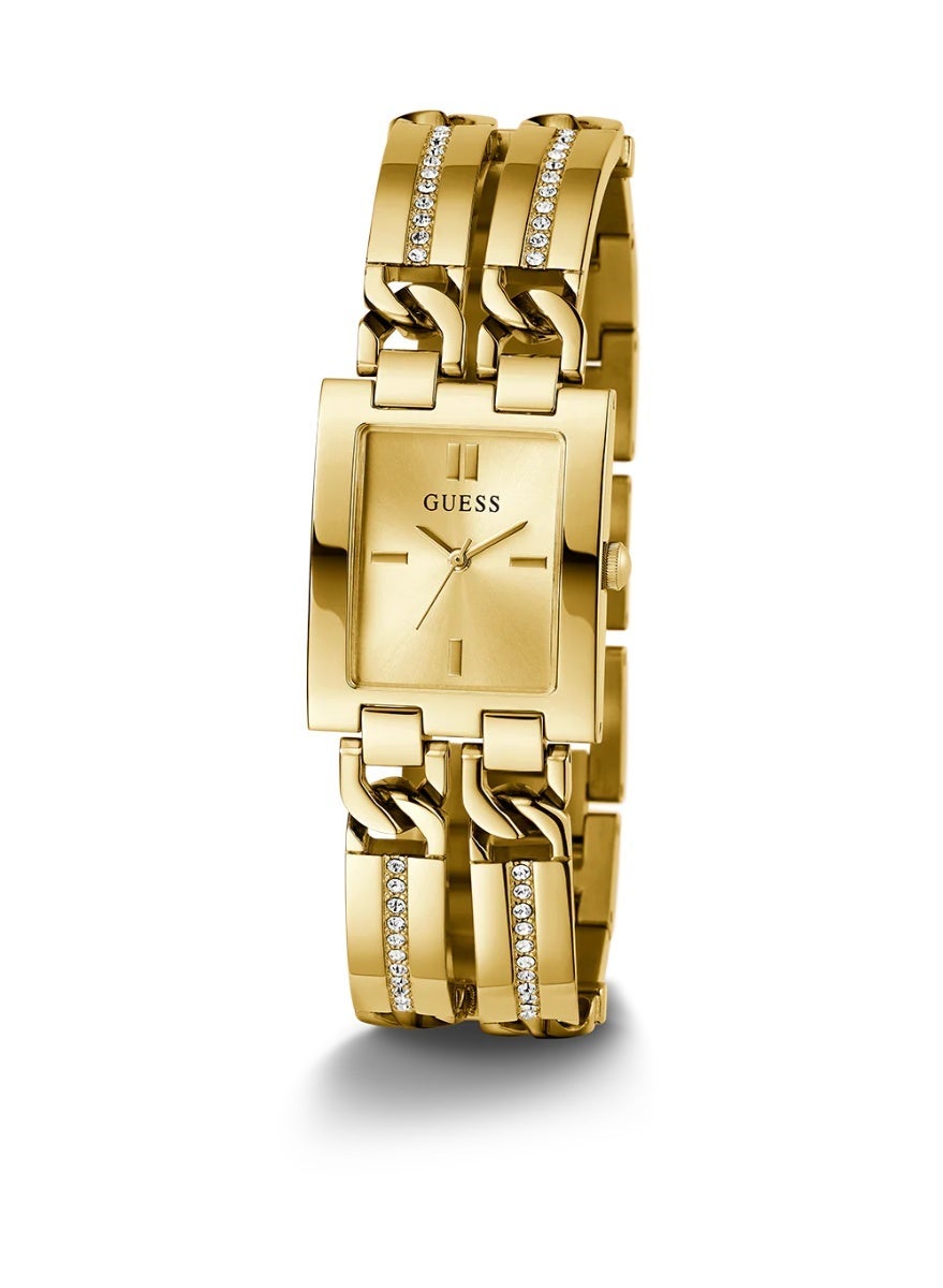 GUESS Ladies Gold Tone Analog Watch GW0668L2